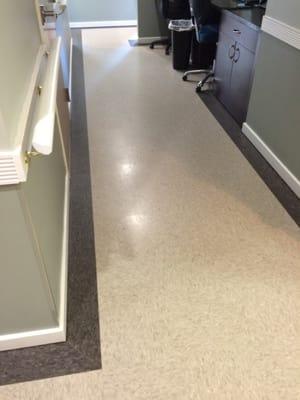 Commercial VCT flooring