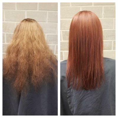 Color and Keratin treatment by Sarah Nottingham