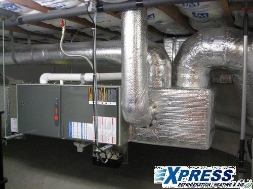 new Trane furnace installed @ the grove mall