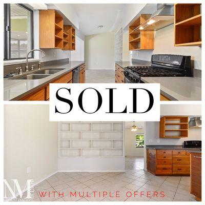 SOLD! 70 showings with multiple offers and closed over list price. 3rd home Sale with the same client.