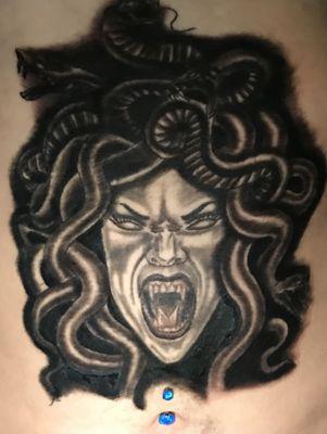 Medusa tattoo by tatupaul.com