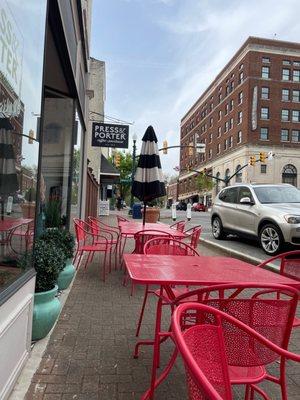 outdoor seating