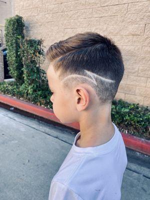 Great haircut ! And design for my son by Brent