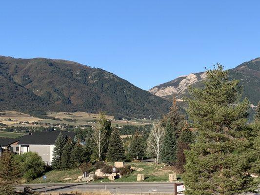 View from the outdoor deck