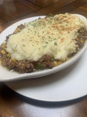 Shepherds Pie - Special on Wednesday.  Very good!!