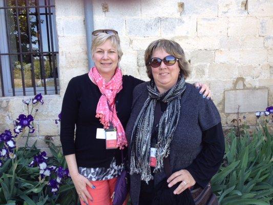 Susan and Joyce in Saint Remy