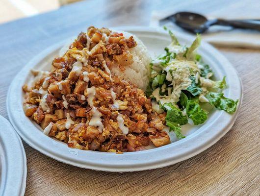 Crispy pork sisig