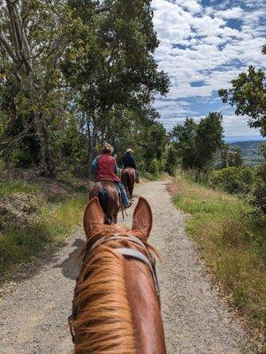 Trail ride at Wunderlich Park