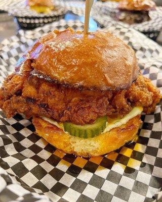 St Paul Hot Chicken sammie