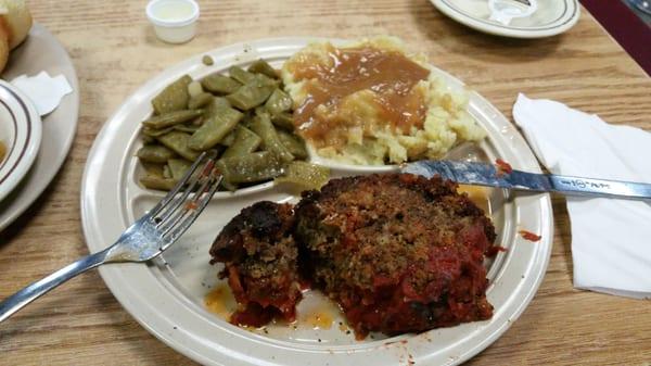 Meatloaf dinner