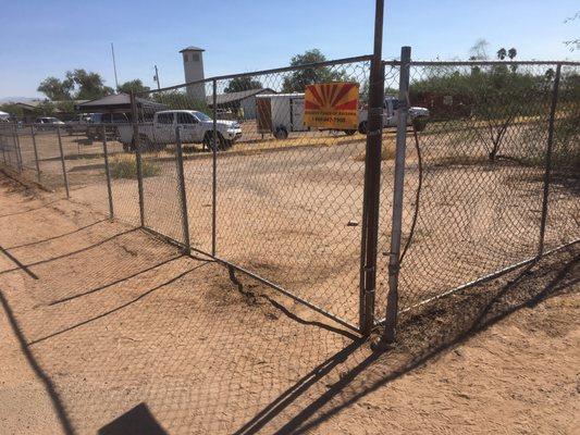 The great folks at Security Fence Of AZ gave Habitat Tucson a great deal on fencing for our newest neighborhood on Yavapai Road