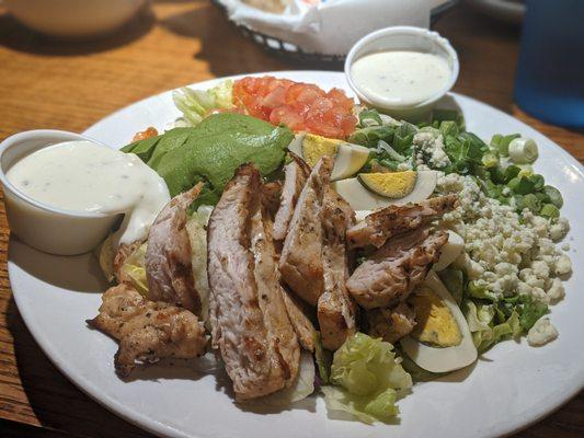 Cobb salad (sans bacon)