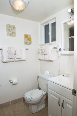 Studio Unit bathrooms.