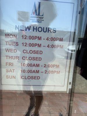 New hours