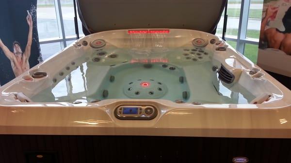 relaxing Jacuzzi spa