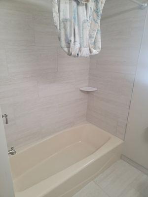 Bathroom remodel after