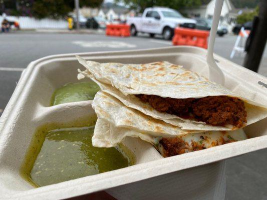 Chorizo quesadilla