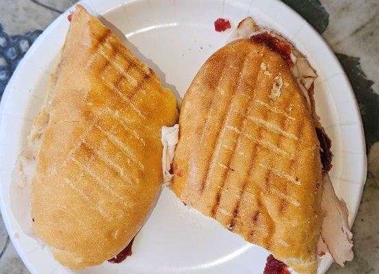 The Cran-Turkey Panini