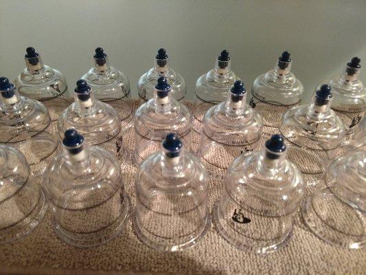 Cupping for therapeutic and sports benefit.