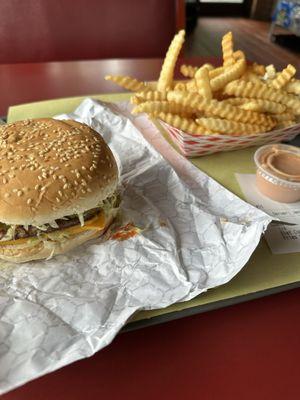 Burger Basket combo 2 meal. Yum.