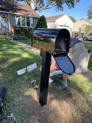 Mailbox install