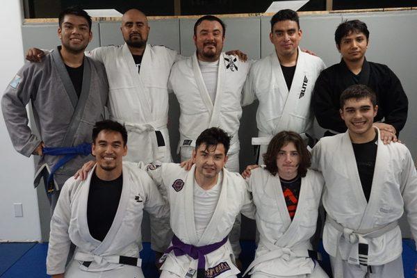 Typical class with a mix of belts.