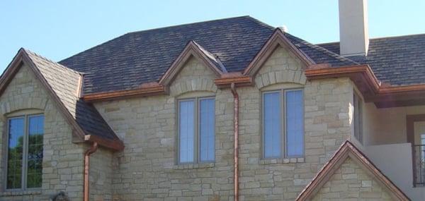 Beautiful Copper Gutters - Quality Gutter Systems