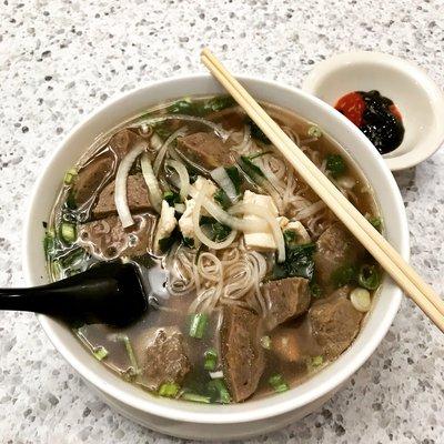 Chicken and Beef Meatball Pho