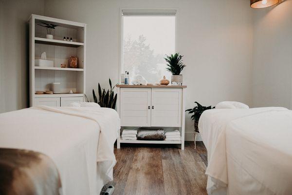 Our couples massage room.