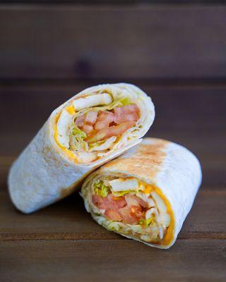 Grilled chicken wrap