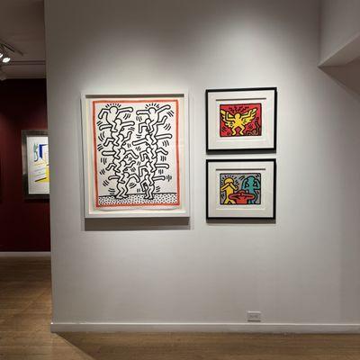 Nice examples of Haring available