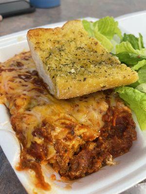 Daily special of lasagna only $8.50