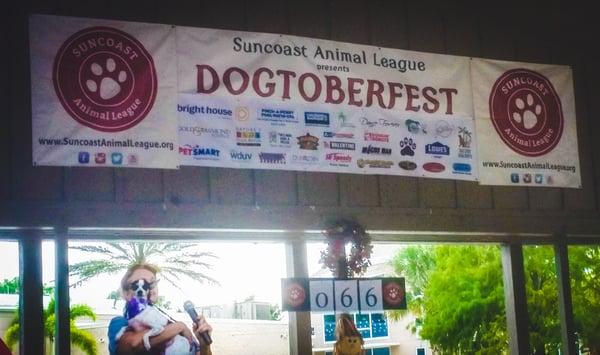 Dogtoberfest is sponsored by the Suncoast Animal League