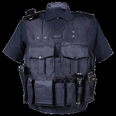 Custom Police Vest with Body Armor and Custom Molles