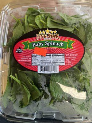 Baby spinach