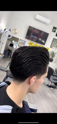 Slick back shadow taper