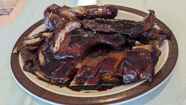 I liked this braised duck dish, though I thought it would have been better served warmed up.