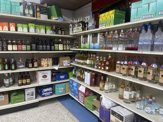 Discounted Premium Local and imported liquor and wines.