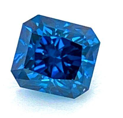 Fancy Blue diamond (Irradiated)