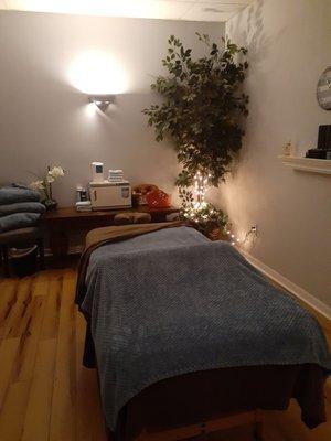 Massage room.