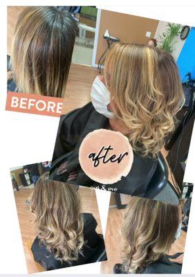 Color Correction and Highlights 
Book online at latintouchhairsalon.com or call 727-547-5161