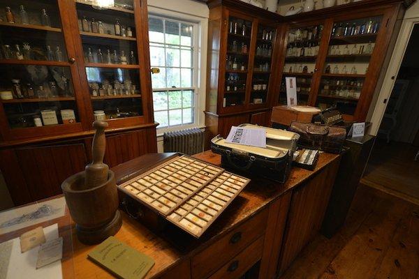 Medicine Room used by the Doctors Remick, The Captain Enoch Remick House (open for tours, seasonally)