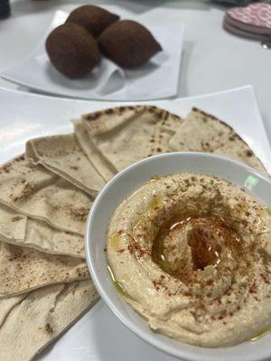 Hummus and kibbeh