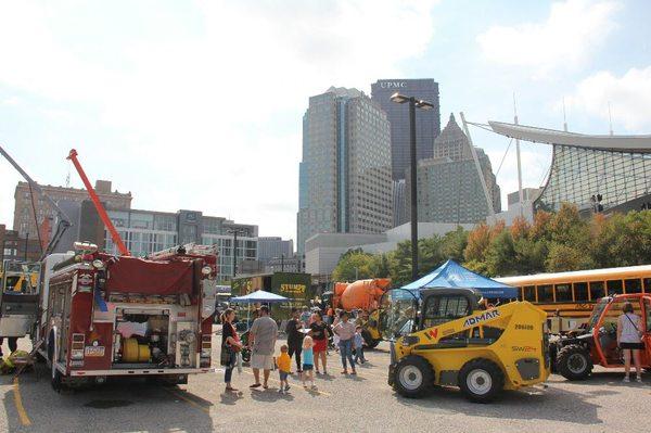 Touch-a-Truck was an absolute blast!  We had a great time hanging out with the kids and teaching them about our moving trucks.