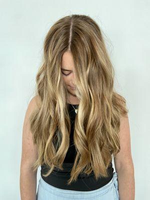 Blonde highlights