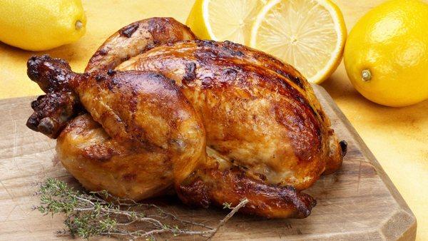 Lemon Pepper Roasted Chicken