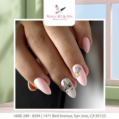 Treat yourself to a relaxing nail session at Nails 4U & Spa. You deserve it!