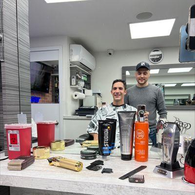 Great shave and haircut.  This is frank, frank is a legend.  Definitely recommend his services with gentle hands.