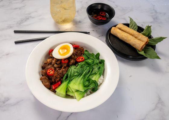 Braised Pork Belly with Wagyu Bowl