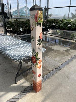 Garden peace pole